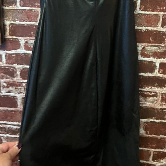 NWT Vintage Gianni Versace Couture Black & Gold Asymmetric Silk Gown - Picture 10 of 16